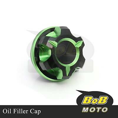 #ad Green Billet CNC Oil Filler Cap For Honda CBR1000RR 2004 2007 04 05 06 07 $18.63