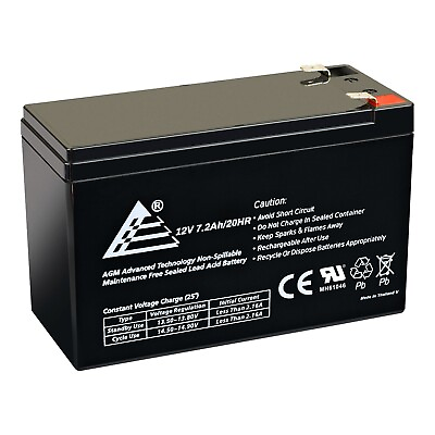 #ad 12V 7.2AH Sealed Lead Acid Battery for Verizon FiOS PX12072 HG Replacement Batt $24.79