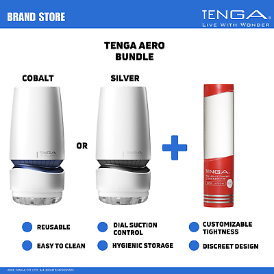 #ad TENGA Aero Male Reusable Masturbator Stroker amp; Hole Lotion Bundle NIB NWT $57.00