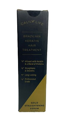 #ad Calily Life Brazilian Keratin Hair Treatment Gold Straightening Serum 8.45 oz $13.95
