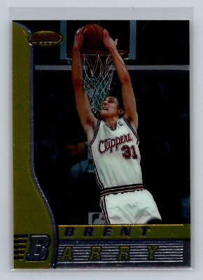 #ad Brent Barry 1996 97 Bowman#x27;s Best Los Angeles Clippers $2.89
