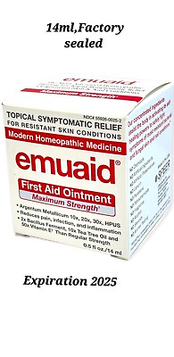 #ad Emuaid First Aid Ointment Maximum Strength TopicalFactory Sealed 14ml New 2025 $24.01