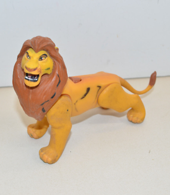 #ad Vintage DISNEY LION KING SIMBA Action Figure Fighting Feature 1990s 6quot; $10.70