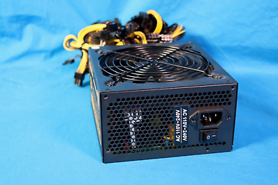 Ckrupzy LX2000W 2000W 80 Platinum Extreme Graphics and Mining Power Supply $42.49