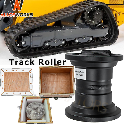 #ad #ad Black Track Roller Bottom Roller For Yanmar Model VIO55 Excavator Undercarriage $151.05