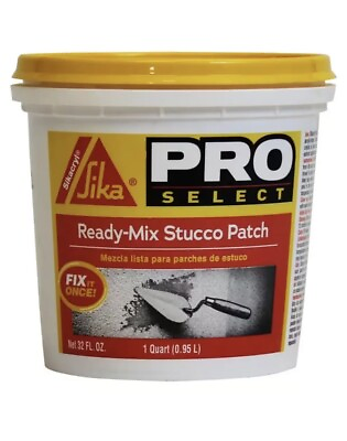 #ad 1 Qt. Ready Mix Stucco Patch and Repair Textured Stucco Patch $11.89