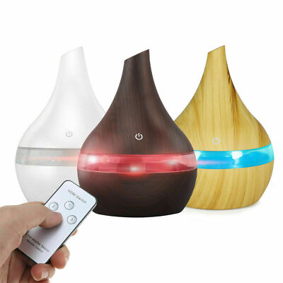 #ad 300ml USB Air Humidifier Purifier Portable Diffuser Atomizer with Night Light $16.49