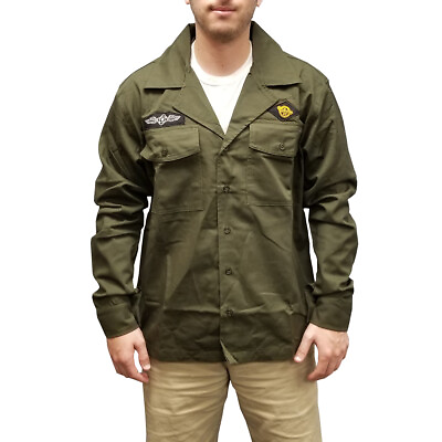 #ad #ad Charlie Kelly Jacket It#x27;s Always Sunny In Philadelphia Military Shirt Costume $38.07