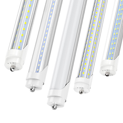#ad #ad T8 8FT LED Shop Light Bulbs 45W 72W FA8 Single Pin 120W 8 Foot LED Tube Lights $95.09