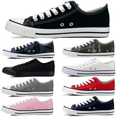 #ad New Women Shoes Low Top Canvas Suede Sneakers Unisex Multi Colors Sports Fashion $20.99