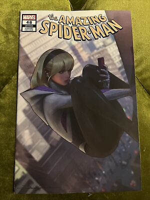 #ad “The Amazing Spider Man” #44 Marvel Jeehyung Lee Spider Gwen Trade Variant NM $15.00