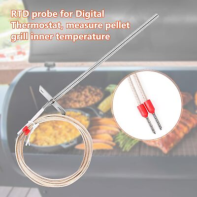 #ad RTD Temperature Probe Sensor Grill Parts for Traeger Digital Thermostat $17.09