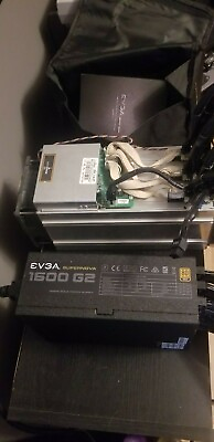#ad antminer s9i PLUS EVGA 1600w PS START MINING TODAY $300.00