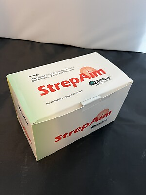 #ad 1 Box StrepAim Rapid Strep Test Kit 40 Tests Per Box EXP 01 25 $40.00
