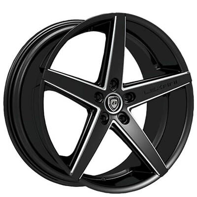 #ad #ad 4ea 20quot; Staggered Lexani Wheels R Four Black W CNC Accents Rims S44 $1726.00