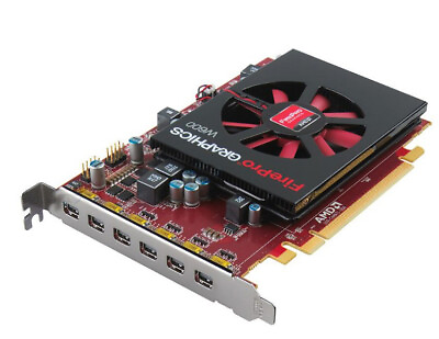 AMD FirePro W600 2GB GDDR5 128 bit PCI Express Video Card Six 6 Display HDMI DVI $260.89