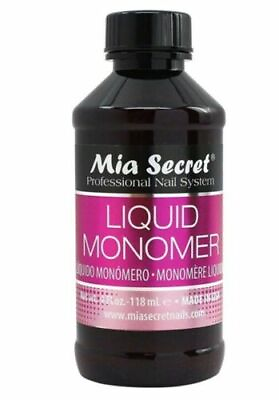 #ad Mia Secret Professional Acrylic Nail System Liquid Monomer 4 oz $13.95