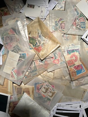 #ad 1000#x27;s WORLD Stamps Off Paper in Lot Packs of 50 $2.99