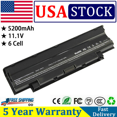 #ad 6Cell Battery for Dell Vostro 2520 3450 3550 3750 N4050 N7010D J1KND 8NH55 4YRJH $16.89