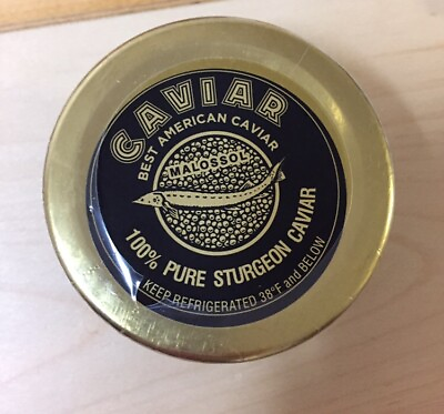 #ad Black Sturgeon Caviar. White Sturgeon. 100% Pure Sturgeon Caviar 50g 176 oz $53.00