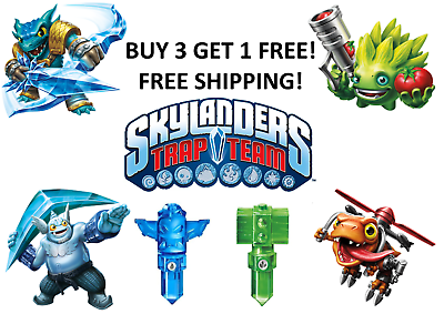 #ad Skylanders Trap Team Figures BUY 3 GET 1 FREE FREE SHIPPING $8.99