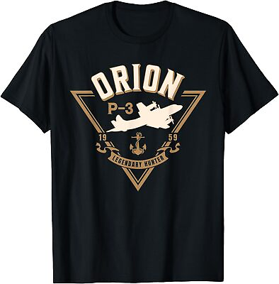#ad New Limited P 3 Orion Anti Submarine Warfare Naval Patrol Aircraft T Shirt $22.55
