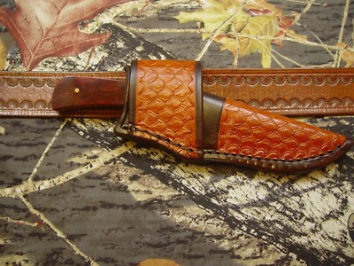#ad Leather Custom Buck101 Horizontal Sheath No Knife $28.99