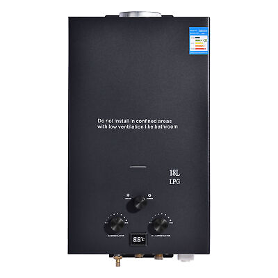 #ad 6L 8L 10L 12L 18L Tankless Propane Gas Water Heater On Demand LPG Water Boiler $91.99