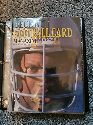 #ad Beckett Football Card Magazine Issue 1 December 1989 Bo Jackson Mint $1208.00