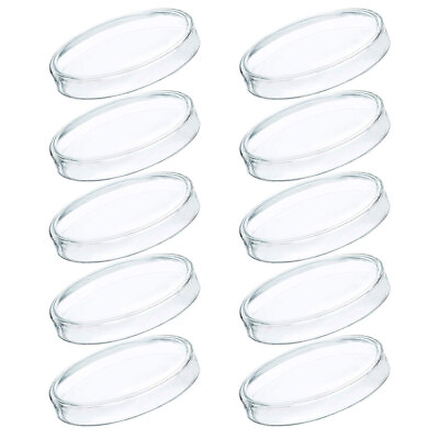 #ad 10pcs 60mm Petri Dishes w Lids for Bioresearch amp; Science Projects $9.38