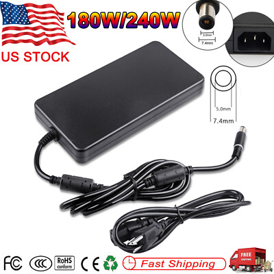 180W 240W AC Adapter Charger for Dell Precision M4600 M4700 M4800 Gaming Laptops $29.69