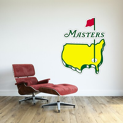 #ad Masters Golf Logo Wall Decal Car Garage Sport Golf Art Mural Vinyl Sticker $59.95