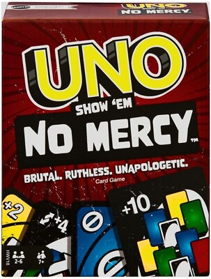 #ad Mattel UNO Show #x27;Em No Mercy Card Game New FREE SHIPPING $17.99