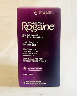 #ad Women’s Rogaine 2% Minoxidil Topical Solution 1 Month; Exp 06 28 $17.50
