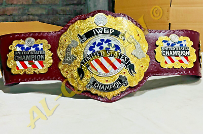 #ad IWGP US World Heavyweight Championship Wrestling Replica Belt Dual Plated 2MM $110.00