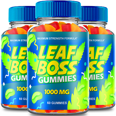 #ad Leaf Boss Gummies Official Gummies 3 Pack $64.95