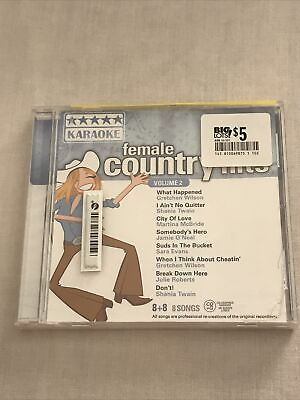 #ad Karoke Female Country Hits CD Volume 2 Gretchen Wilson Shania Twain $7.99