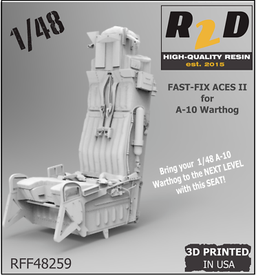 #ad FAST FIX 1 48 ACESII A 10 Warthog Ejection Seat RFF48259 $11.49