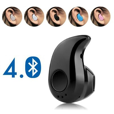 #ad Mini Wireless Bluetooth Earphone In Ear Sport With Mic HandsFree Earbuds Mobile $4.99
