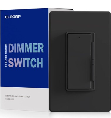 #ad ELEGRP Digital Dimmer Light Switch for 300W Dimmable LED Lights and 600W $12.74