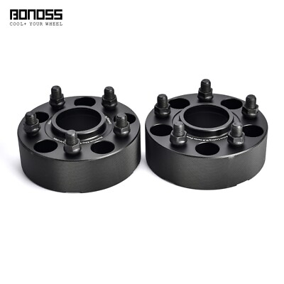 #ad 2pcs 50mm BONOSS Forged Active Cooling Wheel Spacers 5x108 for Ford Bronco Sport $187.99