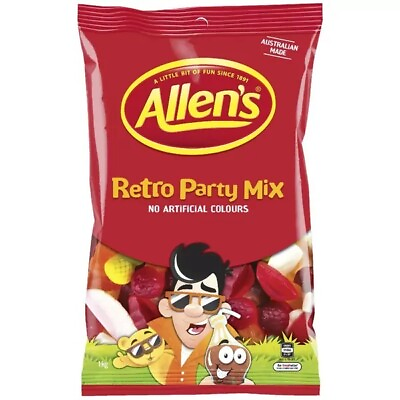 #ad Allens Retro Party Mix 1kg Halloween Bulk Lollies Candy Buffet Party Favors AU $33.47