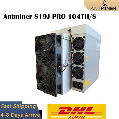 #ad New Bitmain Antminer S19J Pro 104T 2950w Bitcoin Miner $2199.90
