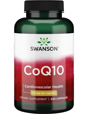#ad CoQ10 Coenzyme 240 Caps Q10 C0q 10 For Cardiovascular Heart Health 30mg Exp 2025 $18.90