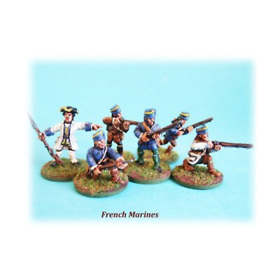#ad AW Minis French Indian War 28mm French Marines Pack New $15.49