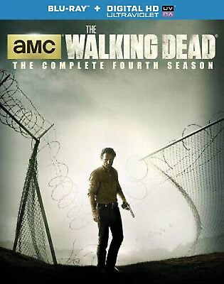 #ad The Walking Dead Fourth Season Blu ray 4th S4 Four Zombies $10.84