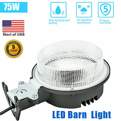 #ad 75W LED Yard Light for LED Dusk to Dawn Light Security Light Photocell Included $39.89