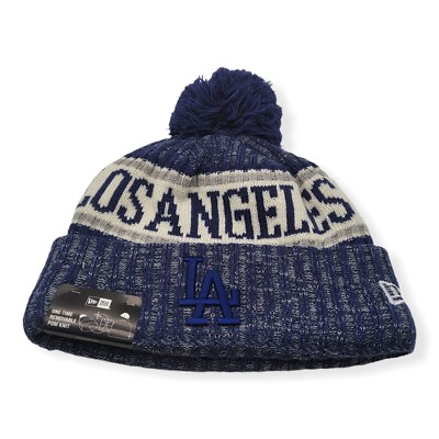#ad Authentic New Era Los Angeles Dodgers 2018 19 Sport Knit Cold Winter Hat Beanie $29.99