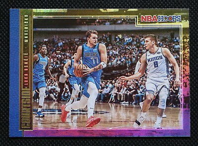#ad 2019 20 Panini Hoops Luka Doncic Gold Parallel Courtside #14 Insert NBA Card $41.70