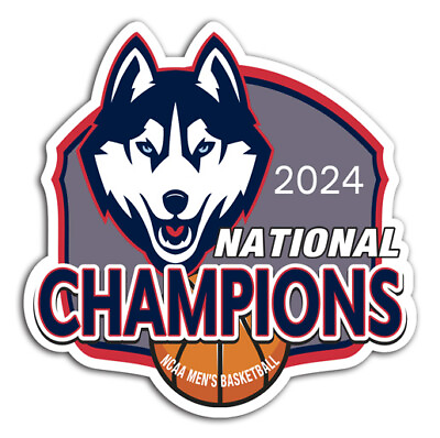 #ad 2024 Connecticut Huskies UCONN NCAA Champions Sticker Decals College Basketball $4.50